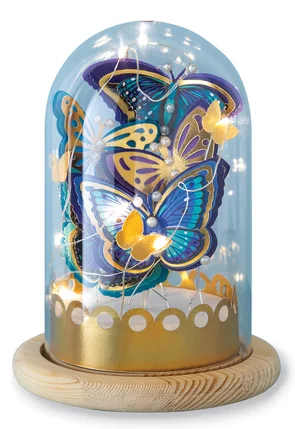Cloche Lumineuse Papillons à Créer