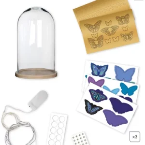 Cloche Lumineuse Papillons à Créer
