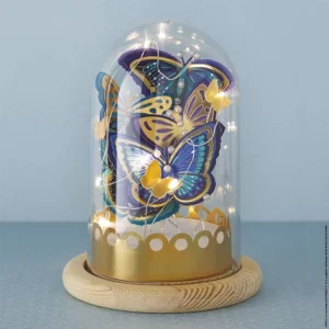 Cloche Lumineuse Papillons à Créer
