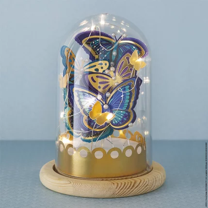 Cloche Lumineuse Papillons à Créer