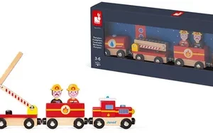 Train Pompiers Story (bois)