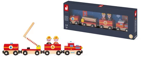 Train Pompiers Story (bois)