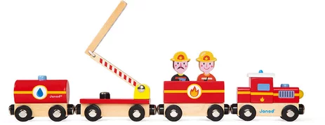 Train Pompiers Story (bois)