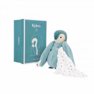 Peluche à bisous manchot bleu 20 cm - Complices