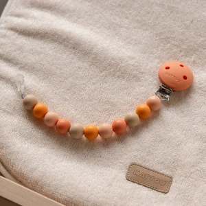 Attache-Sucette SILICONE - SILICONE - 21 cm - Silicone Beige Terracotta