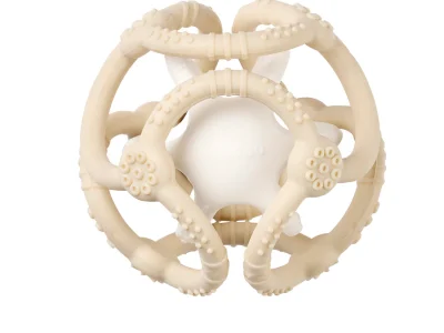 Set de Balles SILICONE - SILICONE - 9 cm - Silicone Argile Blanc