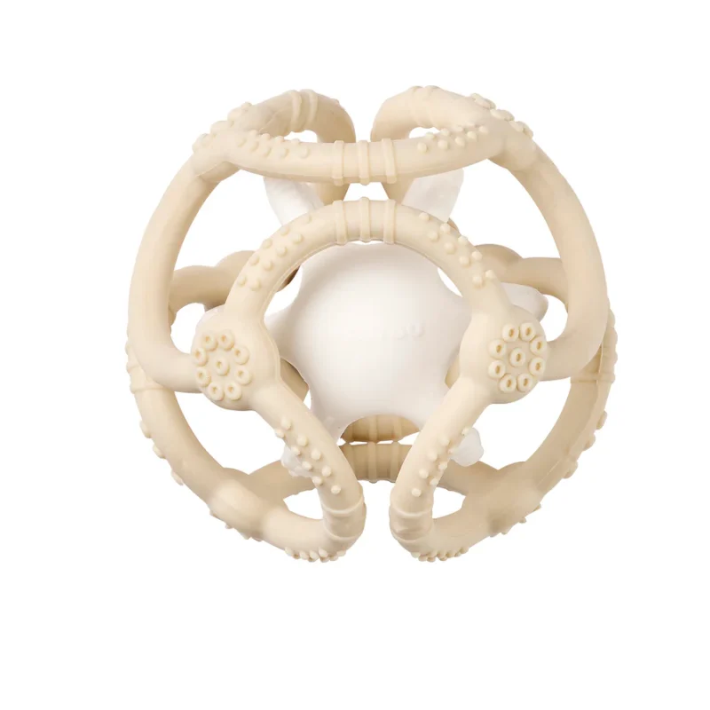 Set de Balles SILICONE - SILICONE - 9 cm - Silicone Argile Blanc