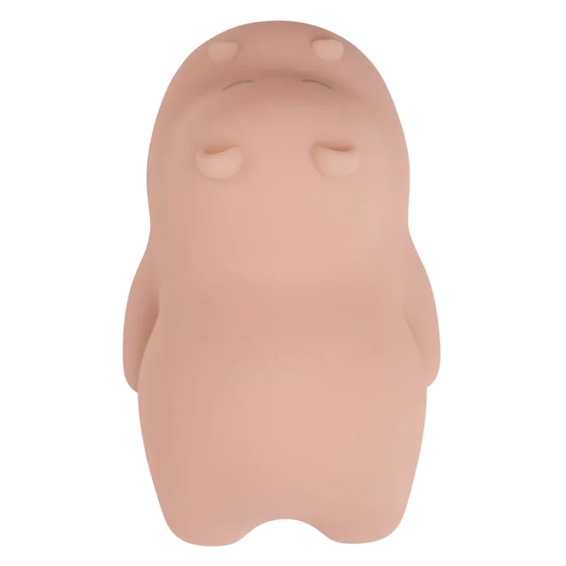 Veilleuse Hippopotame VEILLEUSES - NIGHTLIGHTS - 15,8 cm - Silicone rose saumon