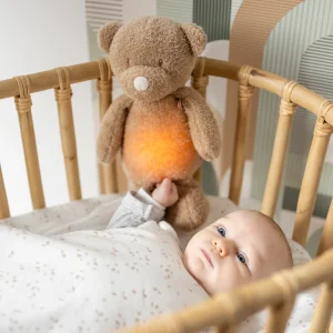Veilleuse Ours VEILLEUSES - NIGHTLIGHTS - 19 cm - Sleepy Marron