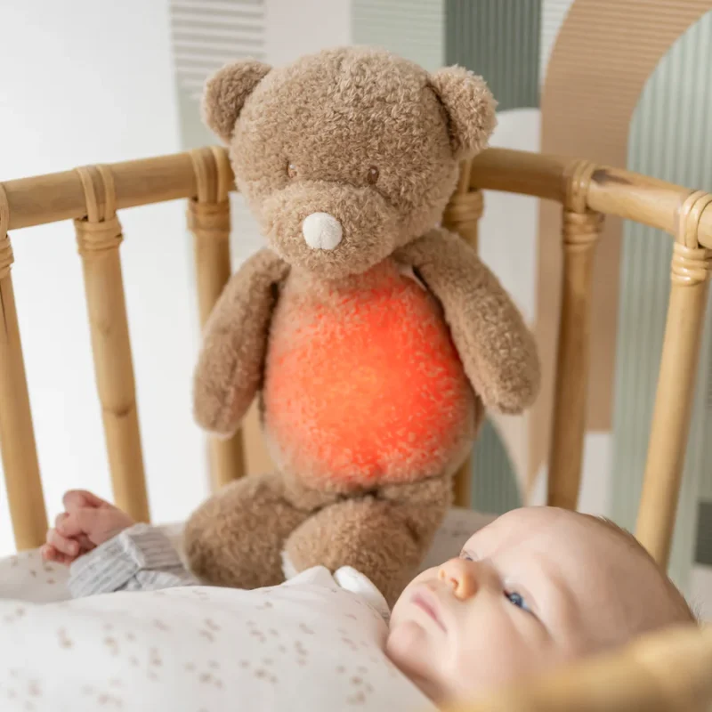 Veilleuse Ours VEILLEUSES - NIGHTLIGHTS - 19 cm - Sleepy Marron
