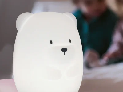 Veilleuse Ours Silicone - Ours - 15 cm - Multi