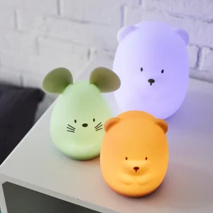Veilleuse Ours Silicone - Ours - 15 cm - Multi