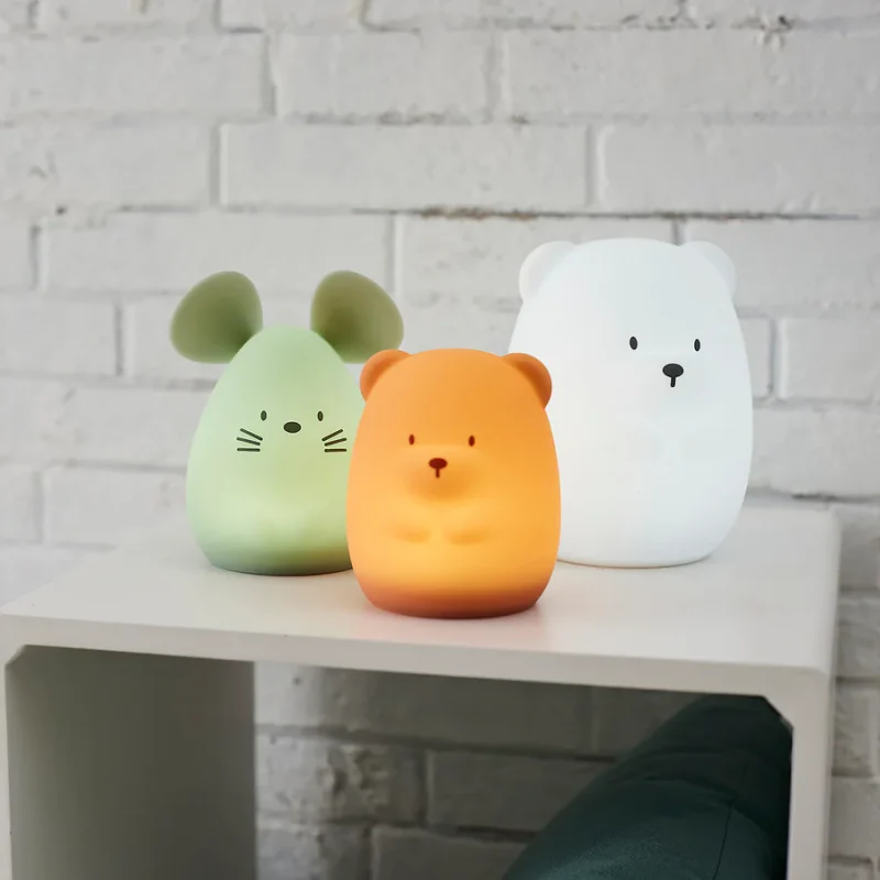 Veilleuse Ours Silicone - Ours - 15 cm - Multi