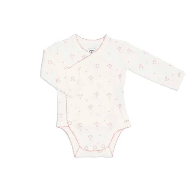 Kit naissance 6 pièces fille - Motif floral