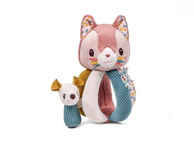 Hochet à poignées Jeanne le chat