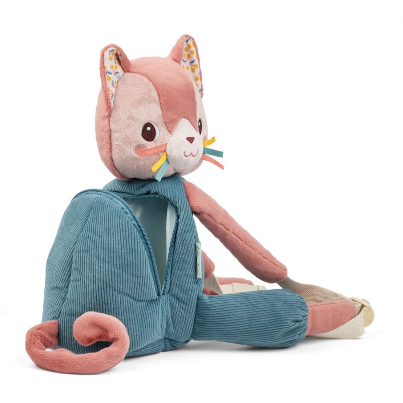 Sac à dos doux Jeanne le chat